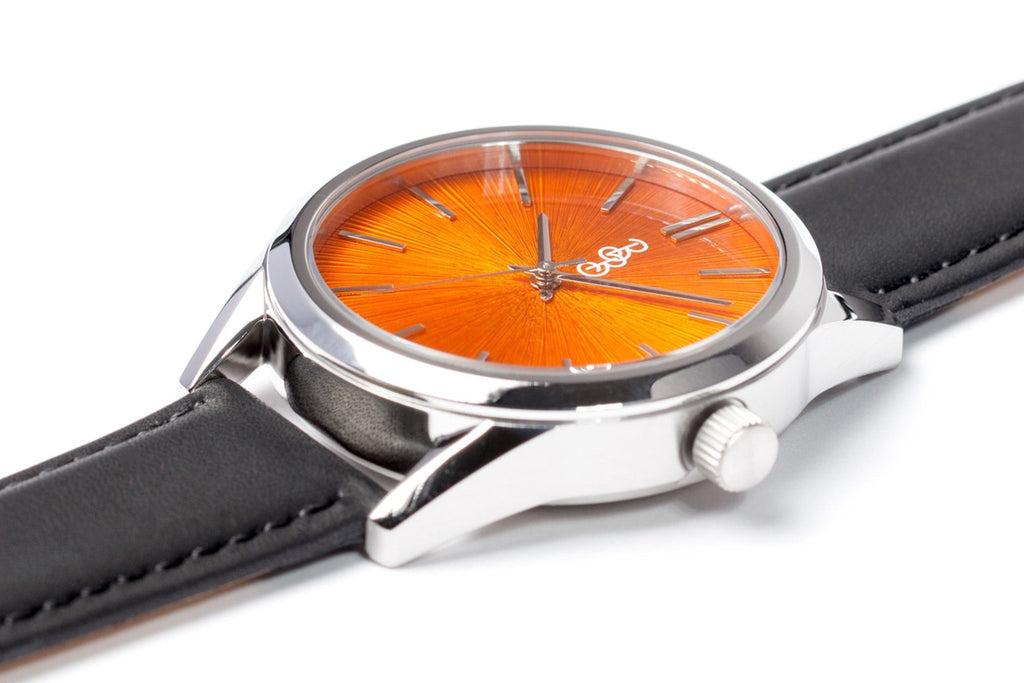 Orange Sunburst Watch - Che Cose Belle