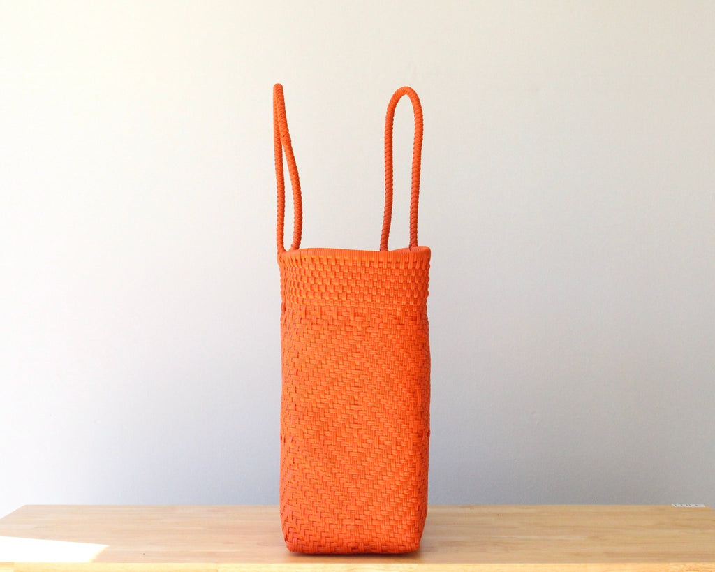 Orange Woven Artisan Tote Bag - Che Cose Belle