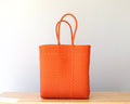 Orange Woven Artisan Tote Bag - Che Cose Belle