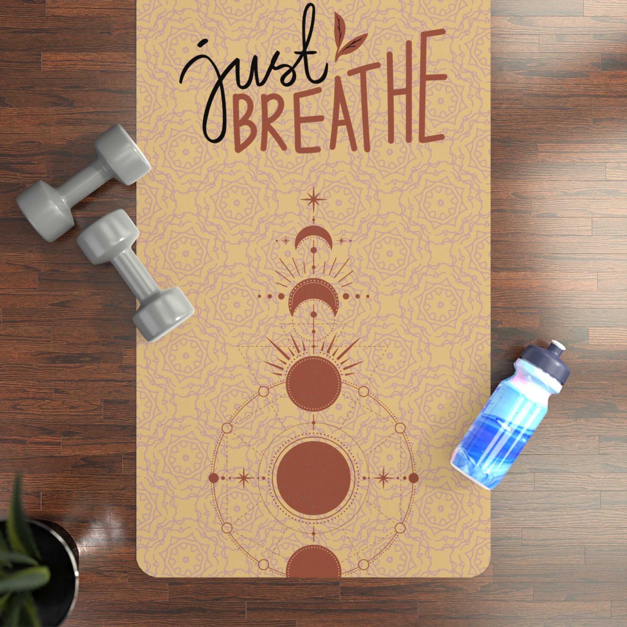 Organic Cotton Yoga Mat | Extra Wide & Long for Balance - Che Cose Belle