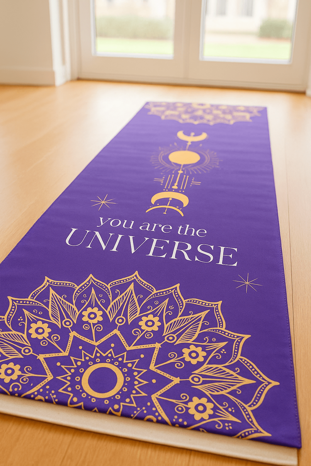 Organic Cotton Yoga Mat | Extra Wide & Long for Balance - Che Cose Belle