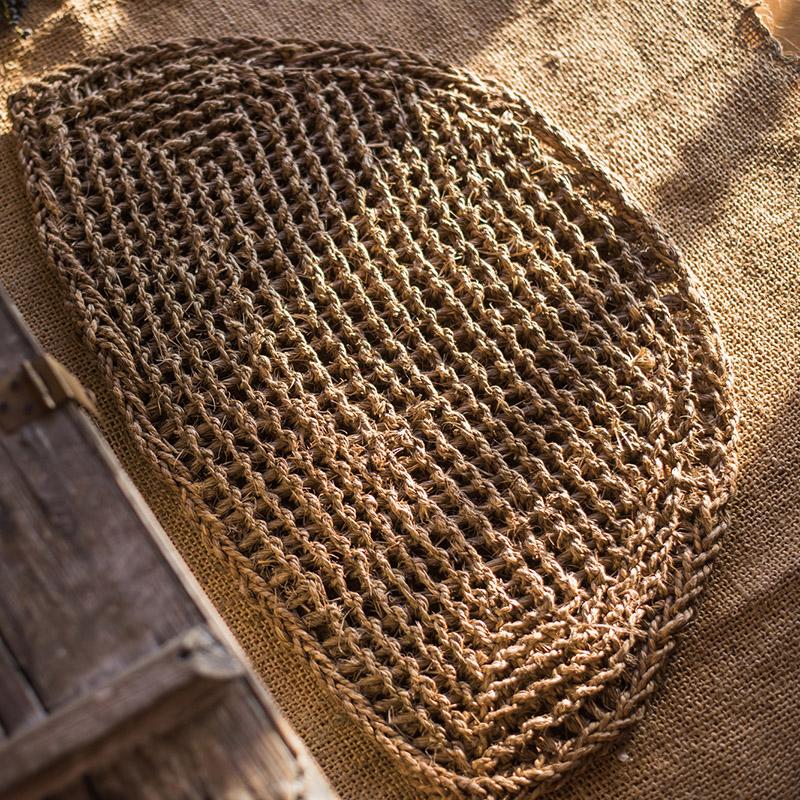 Organic Natural Straw Door Mat - Che Cose Belle
