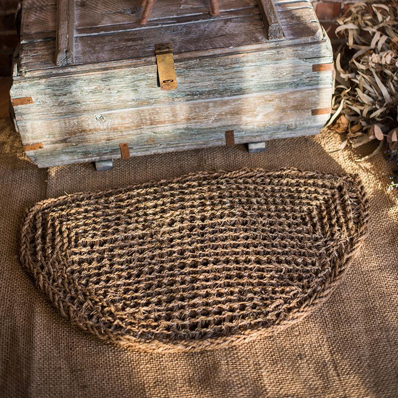 Organic Natural Straw Door Mat - Che Cose Belle