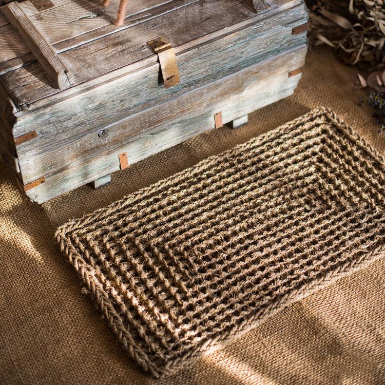 Organic Natural Straw Door Mat - Che Cose Belle