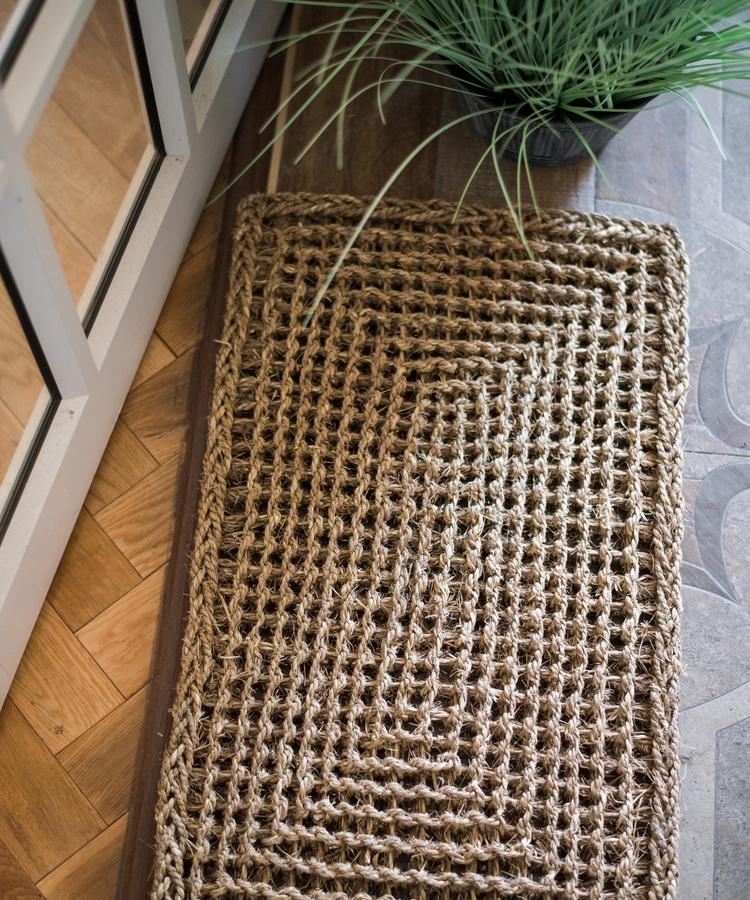 Organic Natural Straw Door Mat - Che Cose Belle