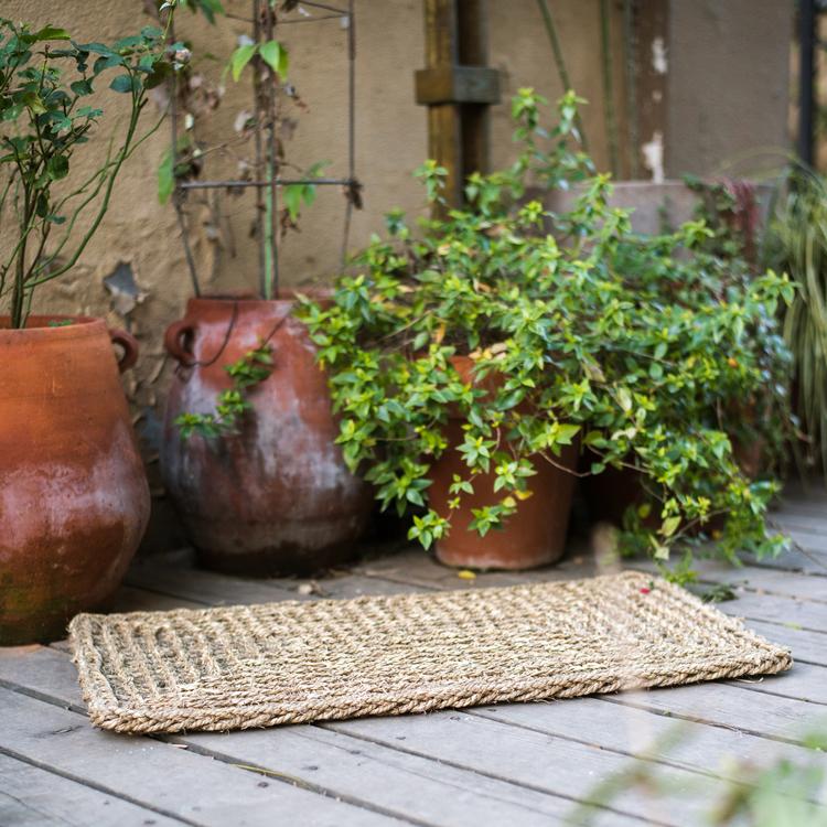 Organic Natural Straw Door Mat - Che Cose Belle