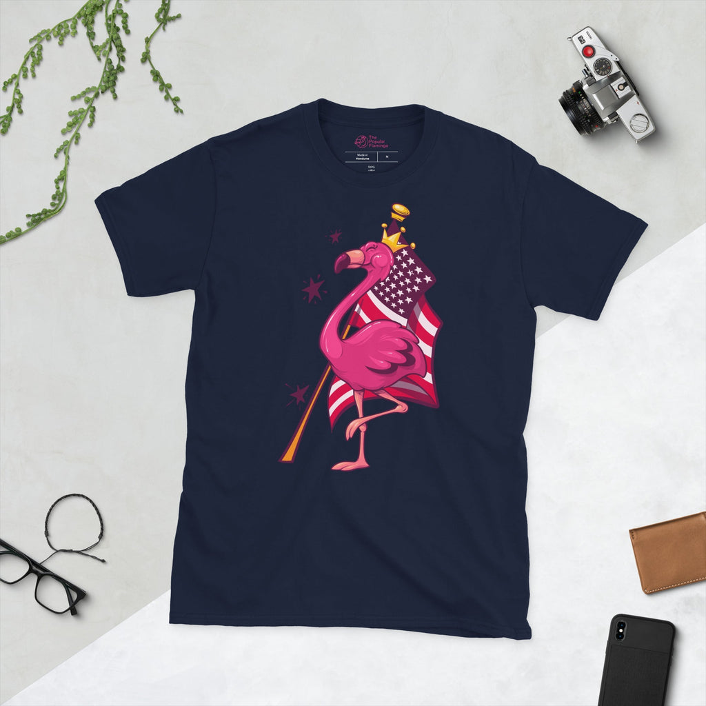 Original The Popular Flamingo Fourth of July T-Shirt - Che Cose Belle