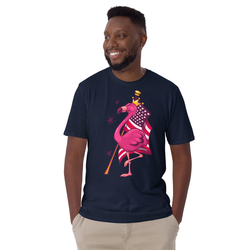 Original The Popular Flamingo Fourth of July T-Shirt - Che Cose Belle