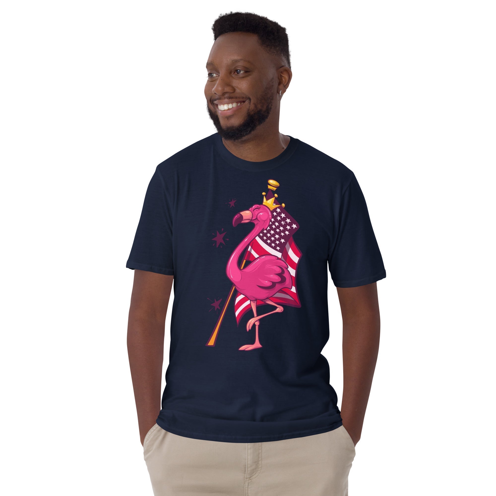 Original The Popular Flamingo Fourth of July T-Shirt - Che Cose Belle