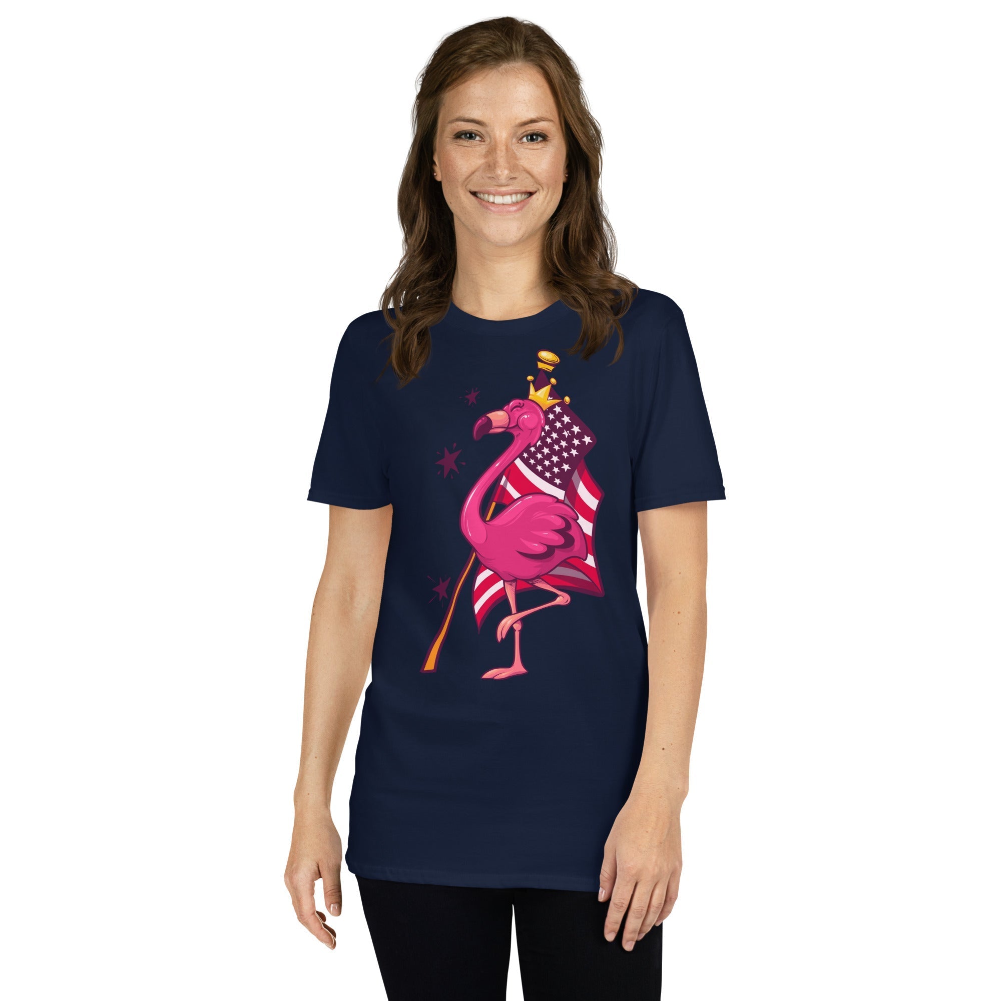 Original The Popular Flamingo Fourth of July T-Shirt - Che Cose Belle