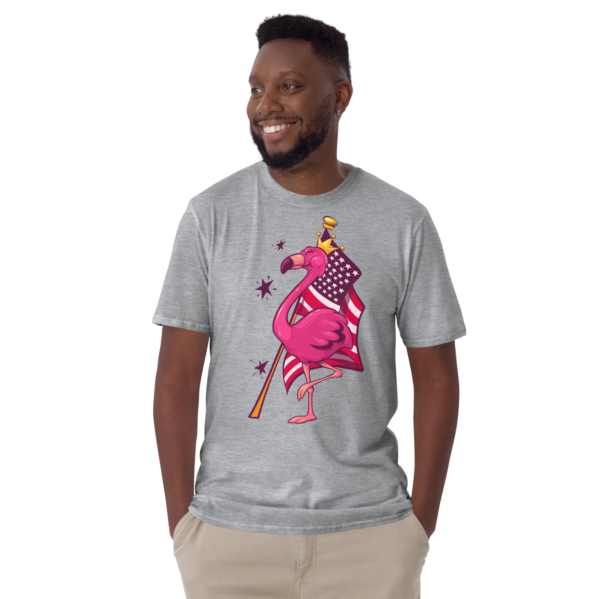 Original The Popular Flamingo Fourth of July T-Shirt - Che Cose Belle
