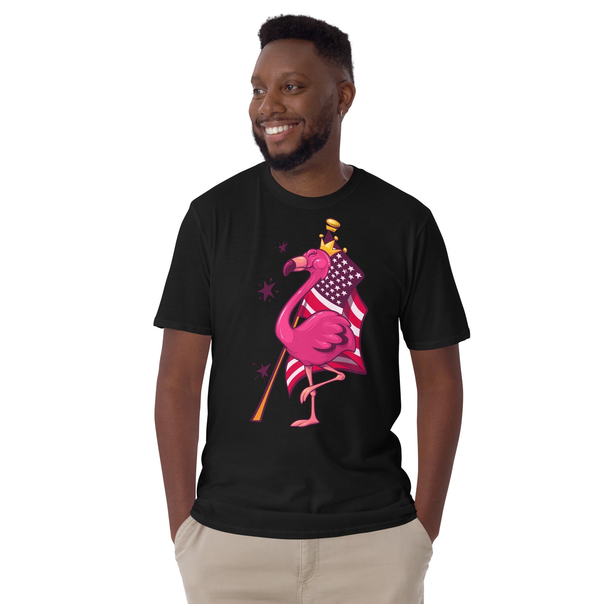 Original The Popular Flamingo Fourth of July T-Shirt - Che Cose Belle