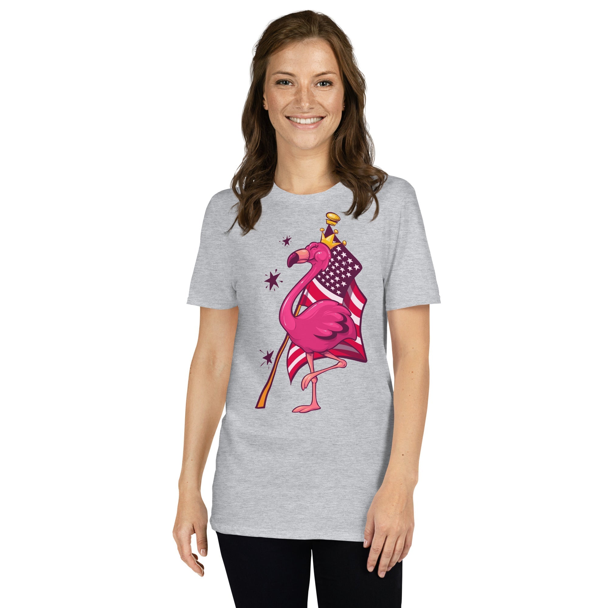 Original The Popular Flamingo Fourth of July T-Shirt - Che Cose Belle
