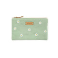 Others Embroidered Coin Purse - Green Floral - Medium - Che Cose Belle