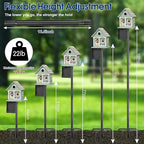 Ottsuls 2 Pack 109 Inch Heavy Duty Bird Feeder Pole Kit for Wild Birds, with 5 - Prong Base Feeding Station, Adjustable Birdhouse Stand - Che Cose Belle