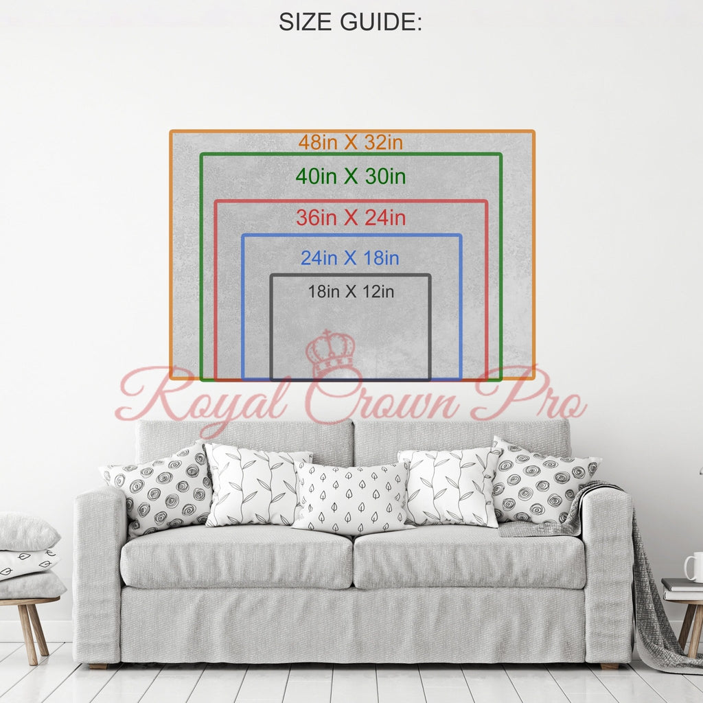 Our Deepest Fear Poem Canvas Wall Art, Marianne Williamson Poem, Graduation Gift, Office Artwork, Guidance Counselor Decor , Teacher Decor - Che Cose Belle