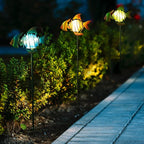 Outdoor Garden Solar Lights,Fish Solar Figurine Lights with Stakes,Waterproof Decorative Solar Lights for Patio,Yard,Lawn,Garden Stakes Decorative Present for Mom - Che Cose Belle