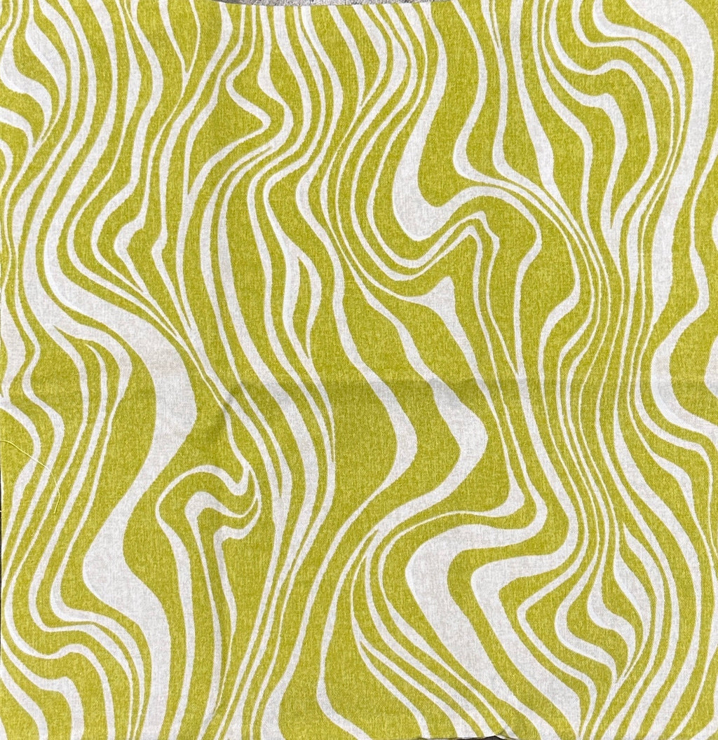 Outdoor Waves Pillow Cover - Chartreuse - Che Cose Belle