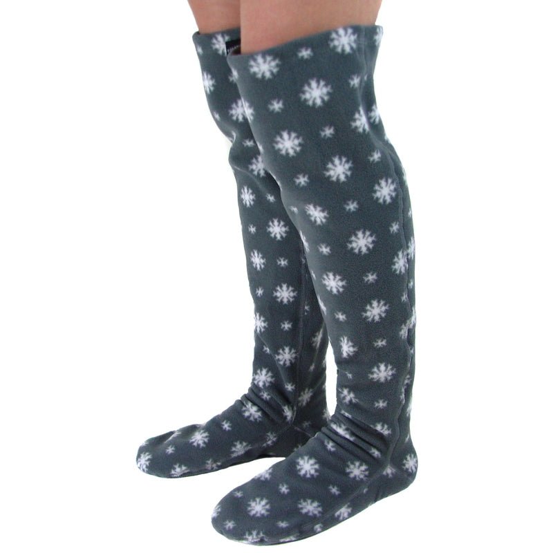 Over The Knee Fleece Socks - Snow - Che Cose Belle