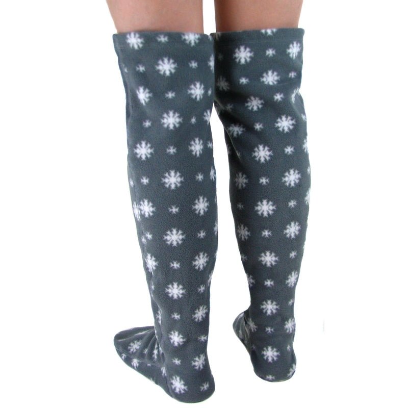 Over The Knee Fleece Socks - Snow - Che Cose Belle