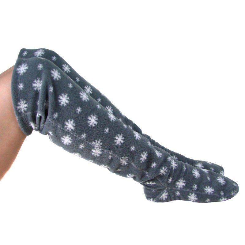 Over The Knee Fleece Socks - Snow - Che Cose Belle