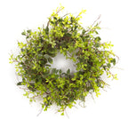 Oversized Mixed Green Foliage Twig Door Wreath | 30'' - Che Cose Belle