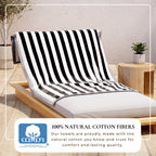 Oversized Striped Border Cabana Beach Towel - Santa Cruz - Che Cose Belle
