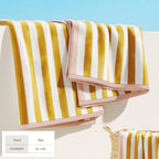 Oversized Striped Border Cabana Beach Towel - Santa Cruz - Che Cose Belle