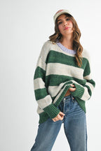 Oversized Striped Sweater - Che Cose Belle