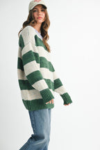 Oversized Striped Sweater - Che Cose Belle