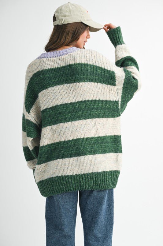 Oversized Striped Sweater - Che Cose Belle