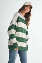 Oversized Striped Sweater - Che Cose Belle