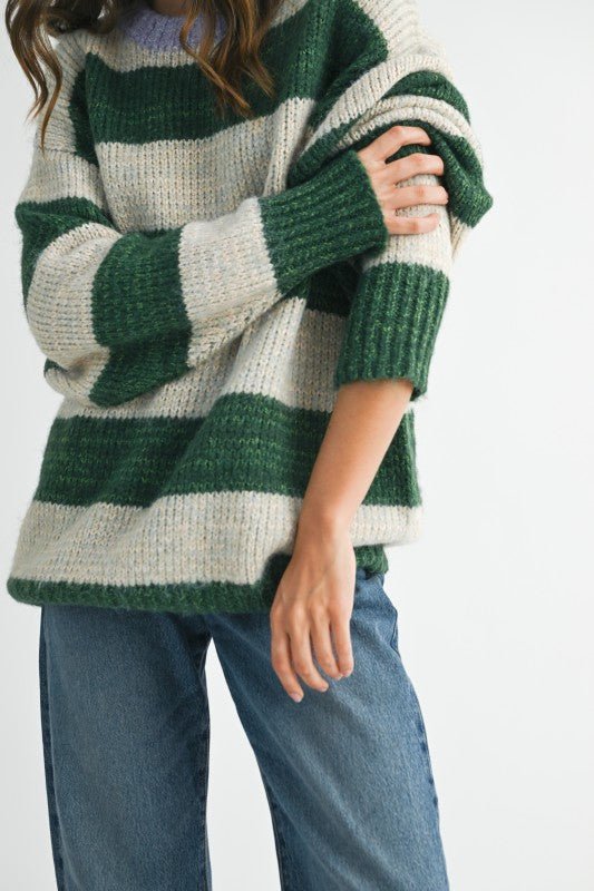 Oversized Striped Sweater - Che Cose Belle