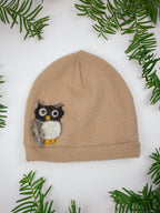 Owl Cashmere Hat - Child - Che Cose Belle