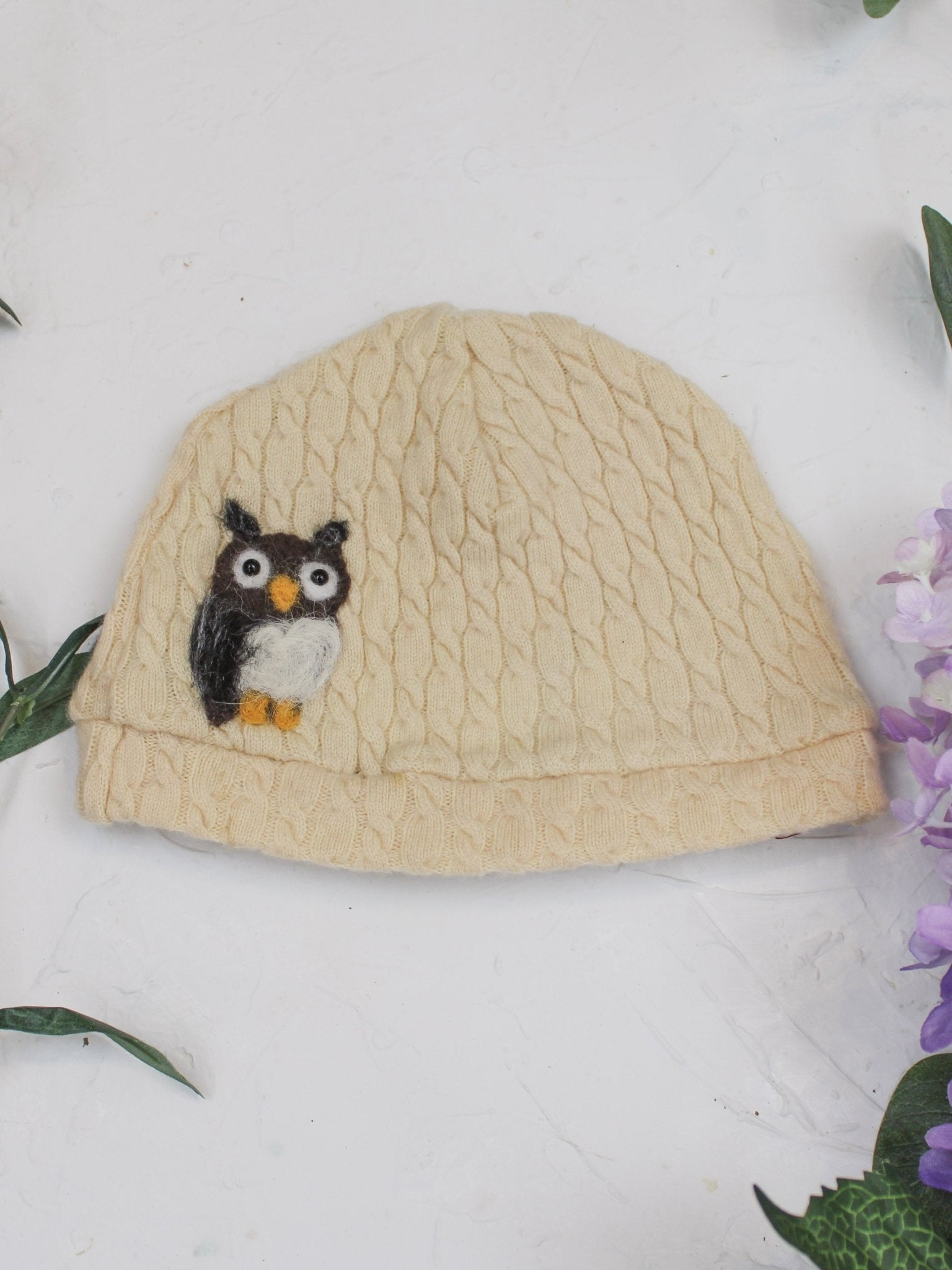 Owl Cashmere Hat - Toddler - Che Cose Belle