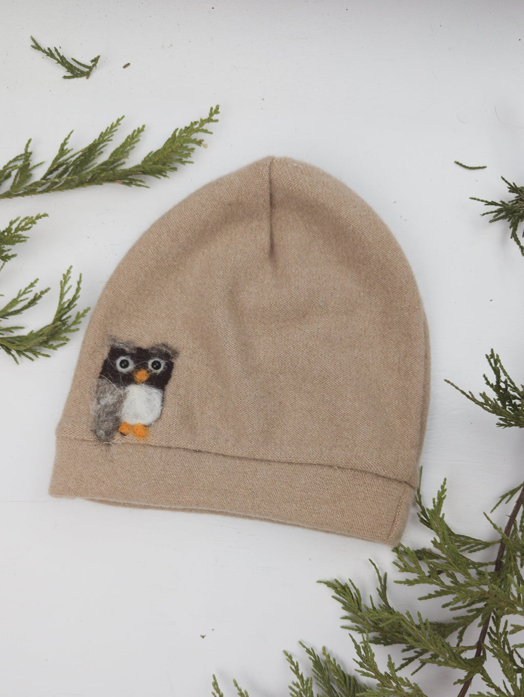 Owl Cashmere Hat - Toddler - Che Cose Belle
