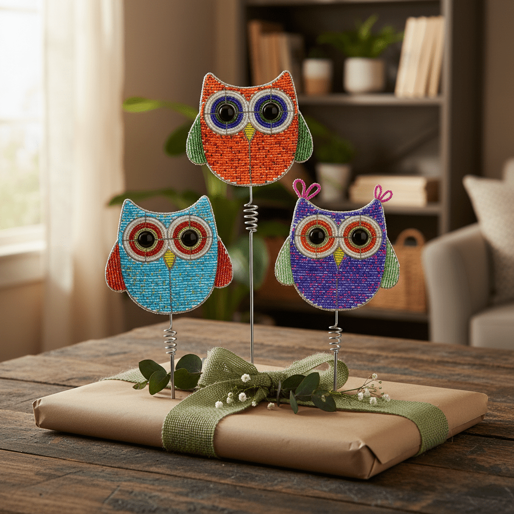 Owl Garden Stake, Asst (Set of 3) - Che Cose Belle