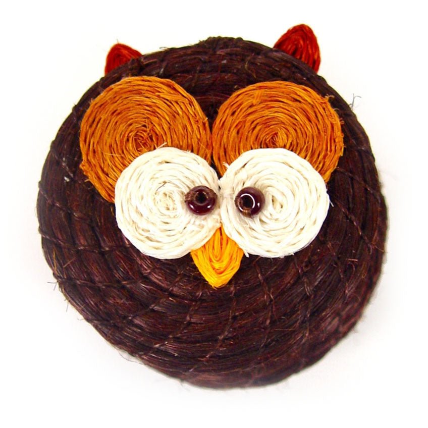 Owl Lidded Basket - Che Cose Belle