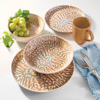 Oxford Contempo, Caribbean Stoneware 20 Piece Dinnerware Set, Service for 4 - Che Cose Belle