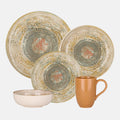Oxford Contempo, Relic Stoneware 20 Piece Dinnerware Set, Service for 4 - Che Cose Belle