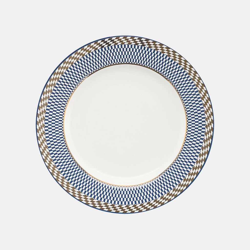 Oxford Flamingo, Op Art Porcelain 20 Piece Dinnerware Set, Service for 4 - Che Cose Belle