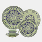 Oxford Flamingo, Terra Brasilis Rainforest Porcelain 20 Piece Dinnerware Set, Service for 4 - Che Cose Belle