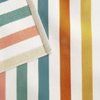 Oversized Striped Border Cabana Beach Towel - Santa Cruz