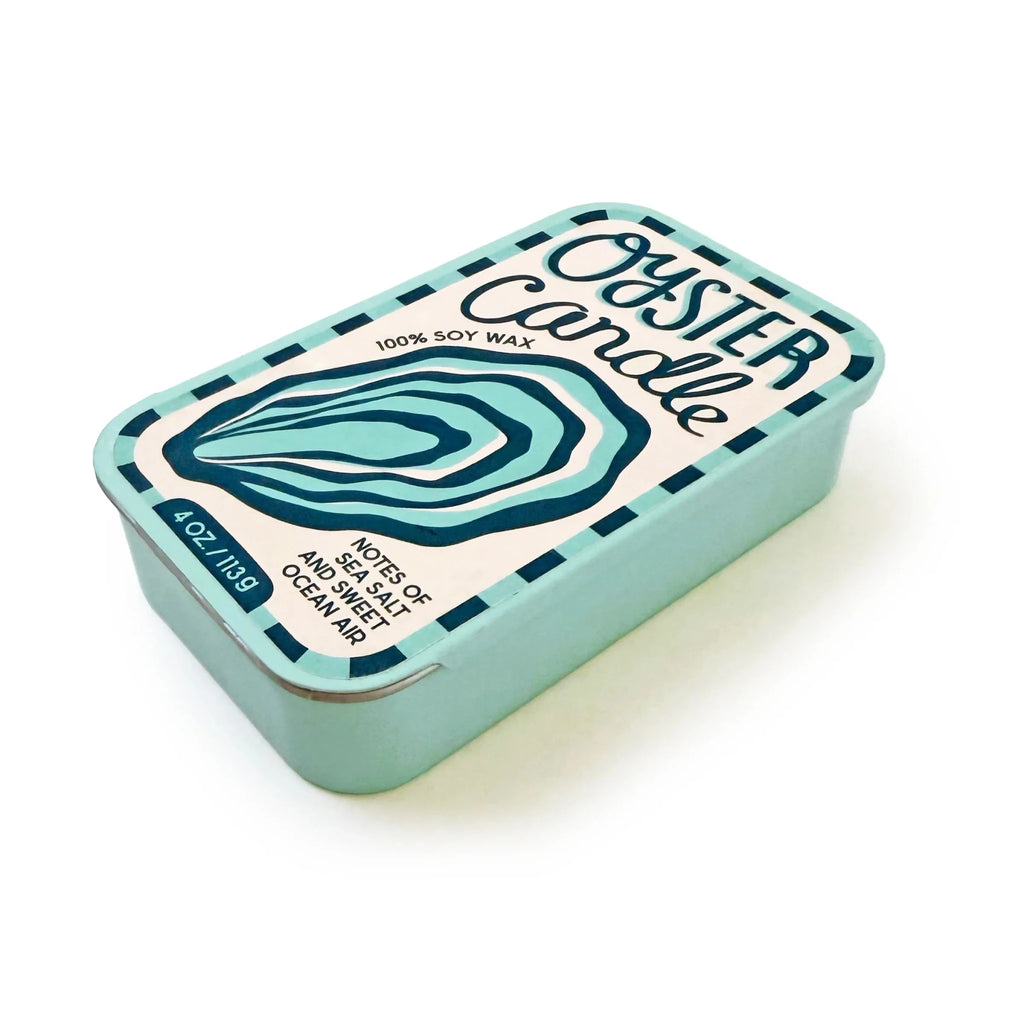 Oyster & Sea Salt Sardine Tin Soy Candle - Che Cose Belle
