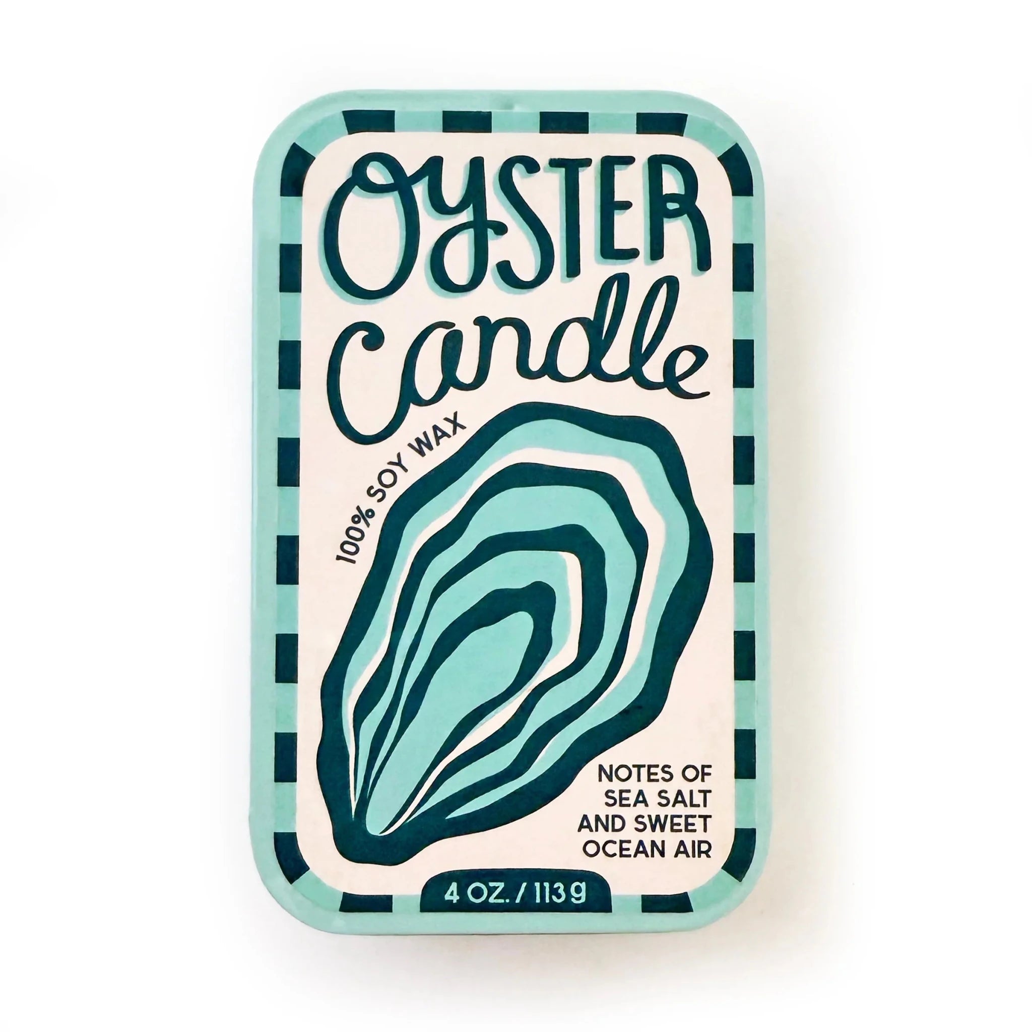 Oyster & Sea Salt Sardine Tin Soy Candle - Che Cose Belle