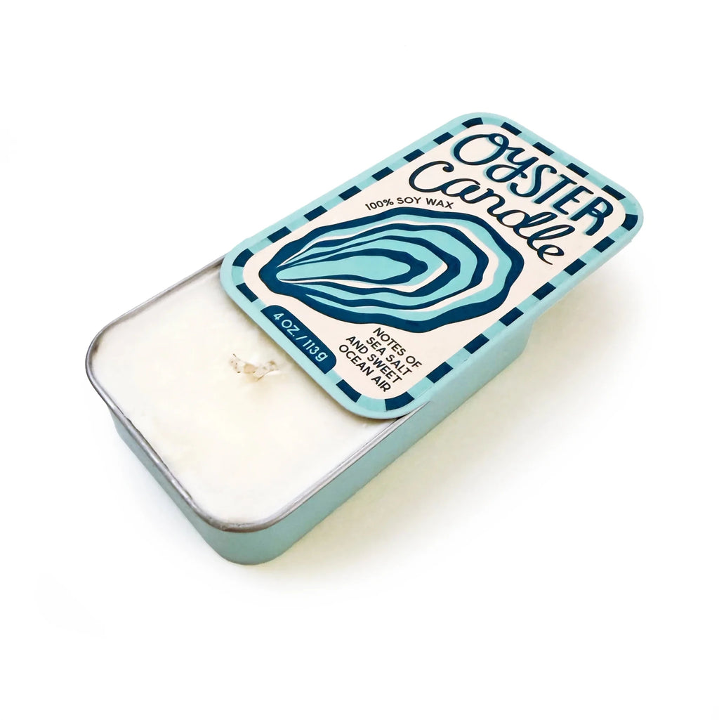 Oyster & Sea Salt Sardine Tin Soy Candle - Che Cose Belle