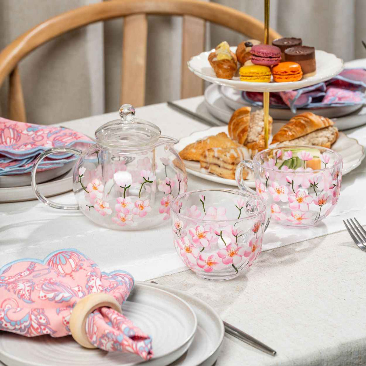Painted Cherry Blossom Mugs - Che Cose Belle
