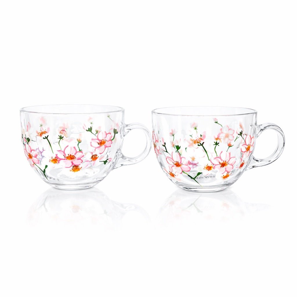 Painted Cherry Blossom Mugs - Che Cose Belle