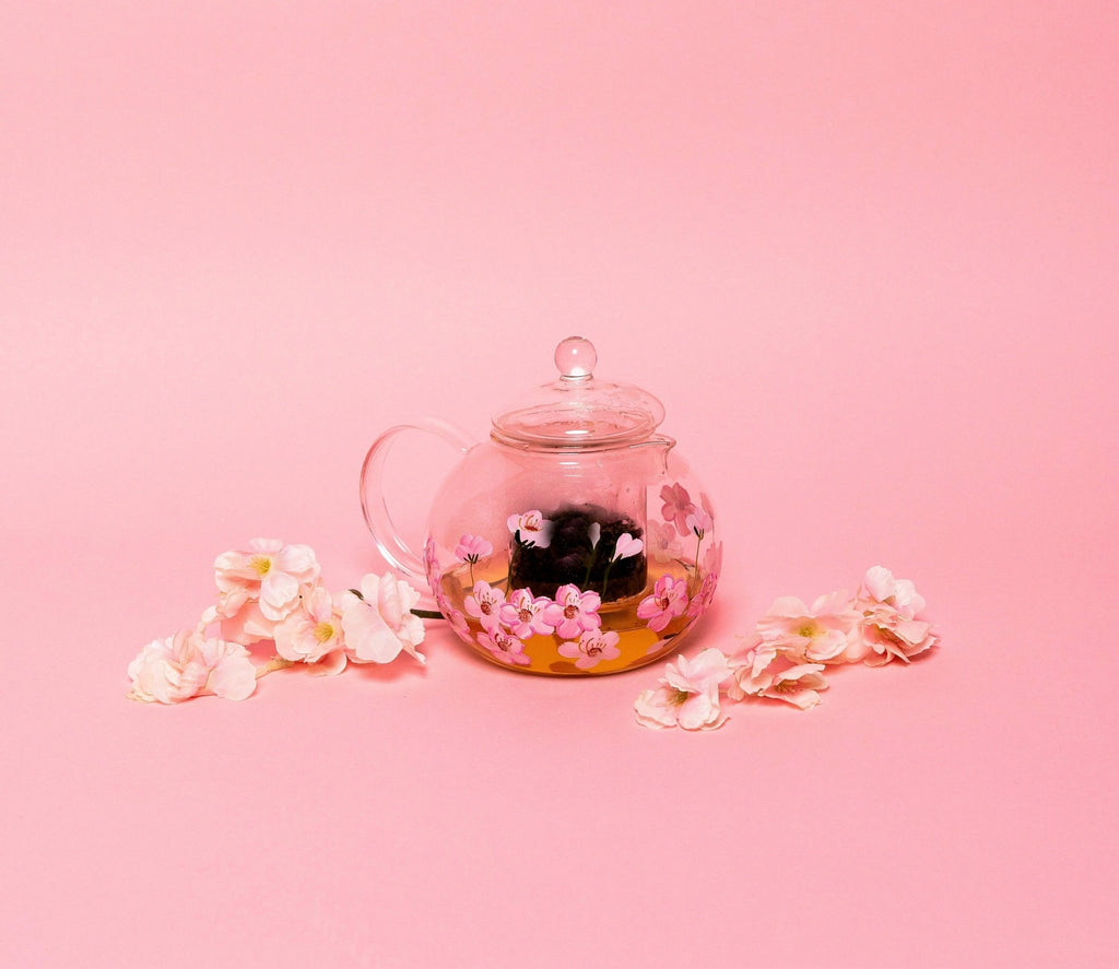 Painted Cherry Blossom Tea Pot - Che Cose Belle