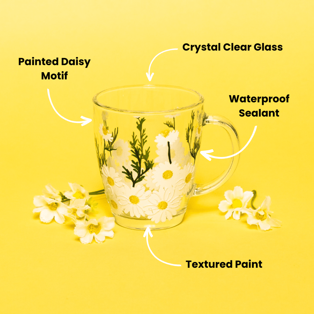 Painted Daisy Mugs - Che Cose Belle